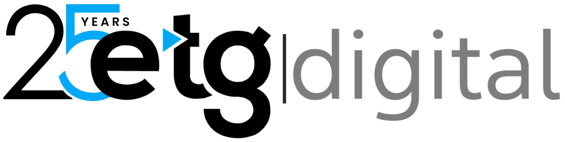 ETG Digital White Logo